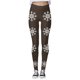 thumbnail image 3 of MKLEKYY Leggings navideños con estampado de copos de nieve para mujer, pantalones de yoga para fitness y deportes., 3 of 4