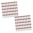 thumbnail image 3 of yuksok 100 Pcs Œillet Œillet Outil Robuste pour Scrapbooking Vêtements Chaussures Rouge, 3 of 9