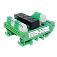 thumbnail image 4 of GAEYAELE Module de Relais 4 Canaux 1 SPDT Rail DIN Montage Interface 12V DC/AC Module de Relais (FY-T734-12VACDC), 4 of 4