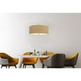 thumbnail image 2 of Transitional Modern 60W X 3 Addison Drum Pendant Fixture. Dia:24", 2 of 3