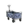 thumbnail image 2 of EchoSmile 4.06 cu. ft. Fabric Portable Garden Cart with Adjustable Rolling Wheels in Dark Blue, 2 of 5