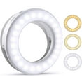 thumbnail image 3 of Luz para selfies, luz para selfies para teléfono celular, anillo de luz para teléfono celular, anillo de luz de 40 LED con 3 niveles de brillo, anillo de luz para selfies recargable por USB, para, 3 of 8