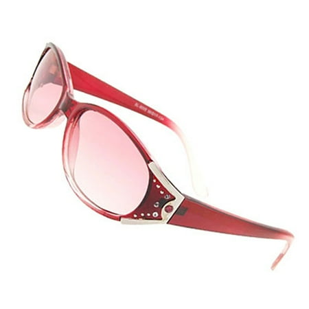 Rhinestone Kids Sunglasses - Fashion Eyewear Rhinestone Frame Pink Lens Sunglasses