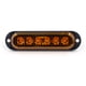 thumbnail image 5 of luces estroboscópicas de emergencia ultradelgadas de 6 LED, 12-24 V, ámbar, intermitentes de advertencia universales para coche, vehículo y camión., 5 of 5