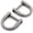Gunmetal, variant on Gold 3/8" Tiny D-Rings Shackle Screw Ring (5pcs) – Key Holder, Zip Puller & Paracord Bracelet Hardware