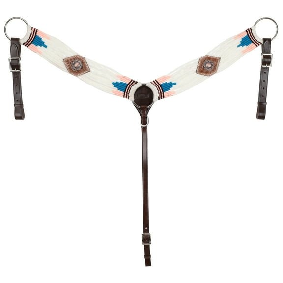 Showman Blush Breeze Mohair Breast Collar