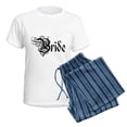 thumbnail image 5 of CafePress - Bride Pajamas - Women's Short Sleeve Print T-Shirt and Pants Light Cotton Pajama Set, 5 of 7