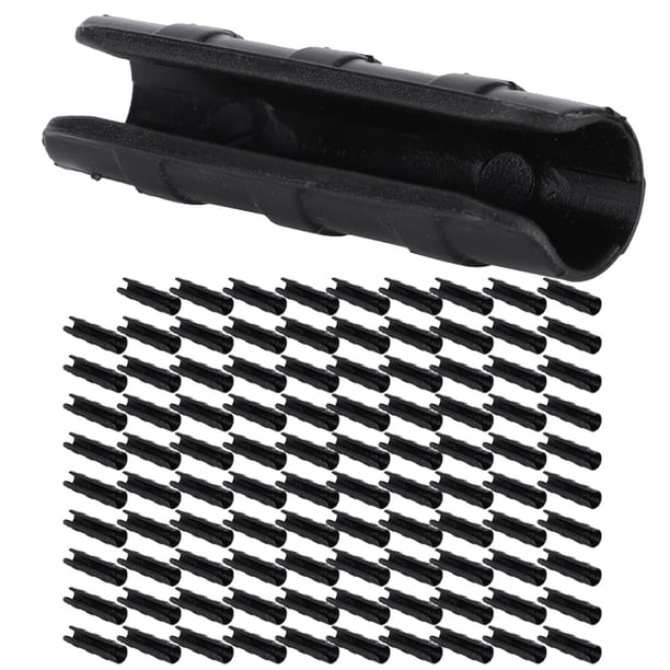100 Piezas De Pinza De Clips De Película De Invernadero De Invernadero Y Conectores De Tubería De PC Para Asegurar La Red De Sombra Y Láminas De Plástico Al Marco 20/22 Mm