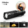 thumbnail image 6 of Mini High Power L2 LED Flashlight Waterproof Q5 LED Torch Adjustable Focus Zoom Flash Light Lamp Use 14500 or 18650 Battery, 6 of 9