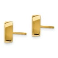 thumbnail image 2 of FB Jewels Leslie's 14K Yellow Gold Polished Fancy Post Earrings, 2 of 3