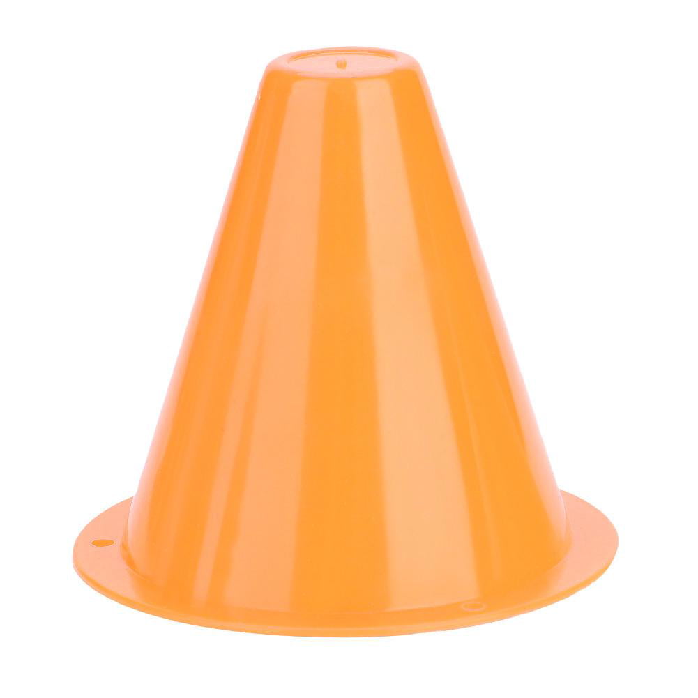 10pcs/set Soccer Marker Cone Football Training Barriers Plastic Marking Holder 