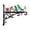 A001- Style A, variant on Metal Yard Art Outdoor and Garden, Bird Wall Decor, Hanging Plant Bracket, Patio Wall Decorations Outdoor, 8X8X1.5 Inch Colorful Painted Metal Wall Mount Hook, Functional Heavy