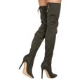 thumbnail image 3 of New Women Liliana Gisele-50A Thigh High Pointy Stretchy Drawstring Stiletto Boot, 3 of 3