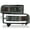 Chrome Housing Smoke Lens, variant on Spec-D Tuning Smoke Headlights w/ LED Tube Compatible with 1994-2001 Dodge Ram 1500, 2500, 3500, Left + Right Pair Headlamps Assembly