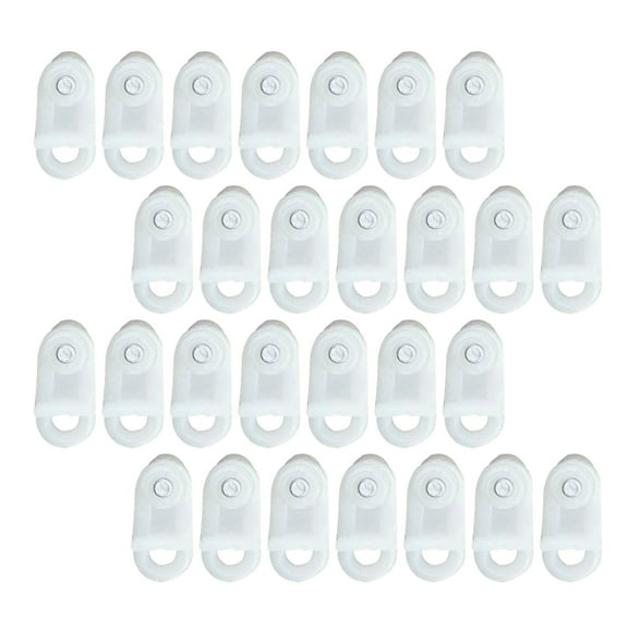 GOOHOCHY  100 PCS Curtain Track Smooth Sliding Gliders Drapery Hardware