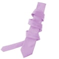 thumbnail image 3 of Mens Solid Lavender Ties Necktie, 3 of 5