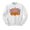 White, variant on Retro Pumpkin Spooky Season Sweatshirt Unisex Large White