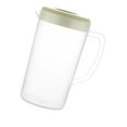 thumbnail image 3 of MasteelfCA 2600ML Large Capacity Beverage Storage Container Heat Resistant Cold Water Jug Plastic Juice Pitcher Household Teapot Kettle(Green), 3 of 7