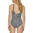thumbnail image 3 of Calvin Klein Women's Twist Tummy Control One Piece Swimsuit White Size 6, 3 of 4
