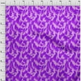 thumbnail image 3 of oneOone Georgette Viscose Purple Fabric Florals Diy Clothing Quilting Fabric Print Fabric By Yard 42 Inch Wide-8Q4, 3 of 4