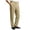 Khaki #09, variant on Mens Dress Pants with Pockets, Elastic Waist Casual Business Pants,Regular Fit Straight Leg Work Pants, Pleated Front Slacks Pant 2XL