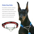 thumbnail image 1 of Collier pour Animaux en Métal Lavable Robuste Réglable pour Randonnée en Plein Air Marche Jeu Accessoires Type 1 Noir, 1 of 6