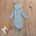 thumbnail image 2 of Fortune Baby Silkworm Cocoon Type Newborn Wrap Comfort Sleeping Bag Hat Set, 2 of 5