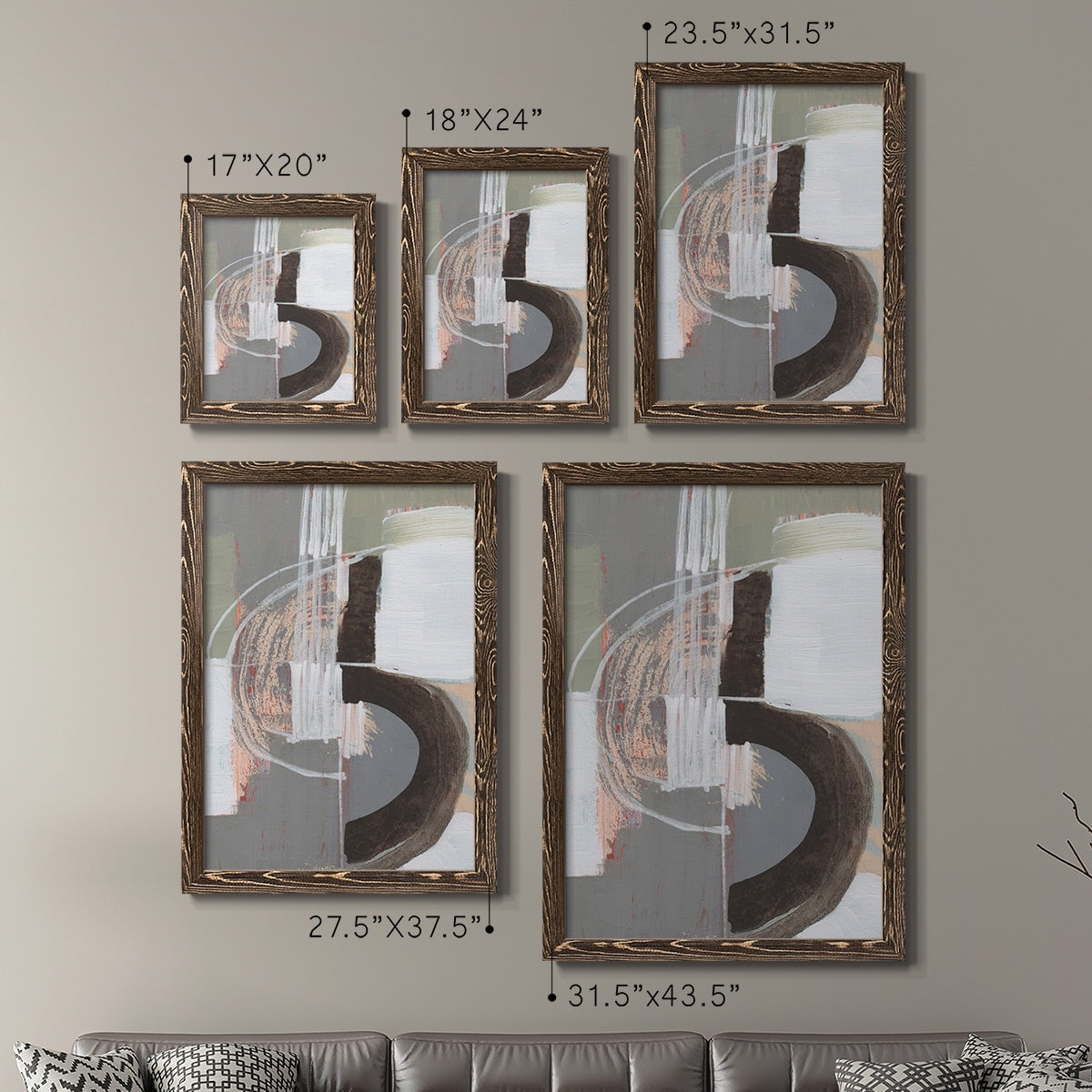 Arching Neutrals III - Premium Framed Canvas - Ready to Hang