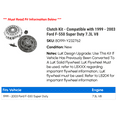 thumbnail image 2 of Clutch Kit - Compatible with 1999 - 2003 Ford F-550 Super Duty 7.3L V8 2000 2001 2002, 2 of 2