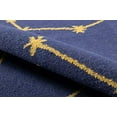 thumbnail image 4 of Novogratz by Momeni Jem Stella Wool and Lurex Hand Woven Navy Area Rug 2 X 3, 4 of 5
