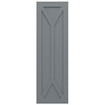 thumbnail image 5 of Ekena Millwork 18"W x 40"H True Fit PVC San Carlos Mission Style Fixed Mount Shutters, Ocean Swell (Per Pair - Hardware Not Included), 5 of 9