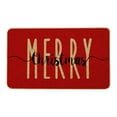 thumbnail image 3 of Merry Christmas Snowflake Welcome Decorative Doormat, Seasonal Winter Low-Profile Floor Rug Switch Mat for Outdoor 15.75x23.62 Inch, 3 of 5