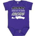thumbnail image 3 of Inktastic Weekends Are for Racing Race Car Silhouette and Racing Flag Boys or Girls Baby Bodysuit, 3 of 5