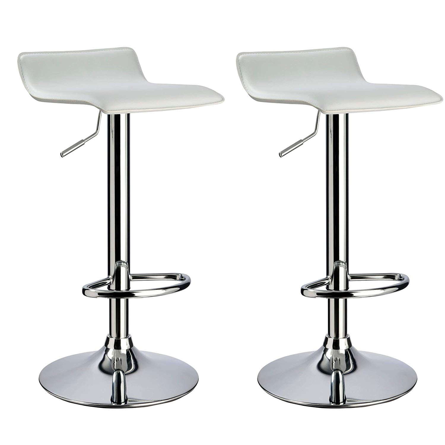 Duhome Adjustable Swivel Bar Stools Backless, Modern Contemporary Bar
