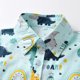 thumbnail image 2 of Gibobby Blusa Termica Camisa de manga larga con de invierno para niños pequeños, abrigo, prendas de vestir para niños, ropa con estampado de dinosaurio de animados(Aqua, 12-18 Meses), 2 of 5