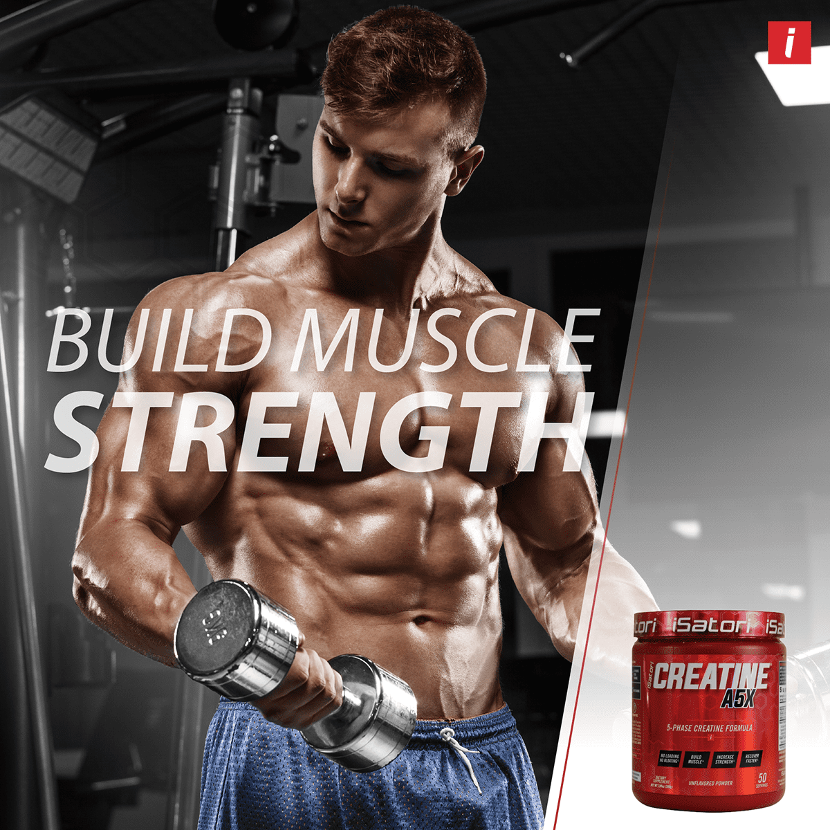 iSatori Creatine A5X, 7.05 ounces (50 Servings)