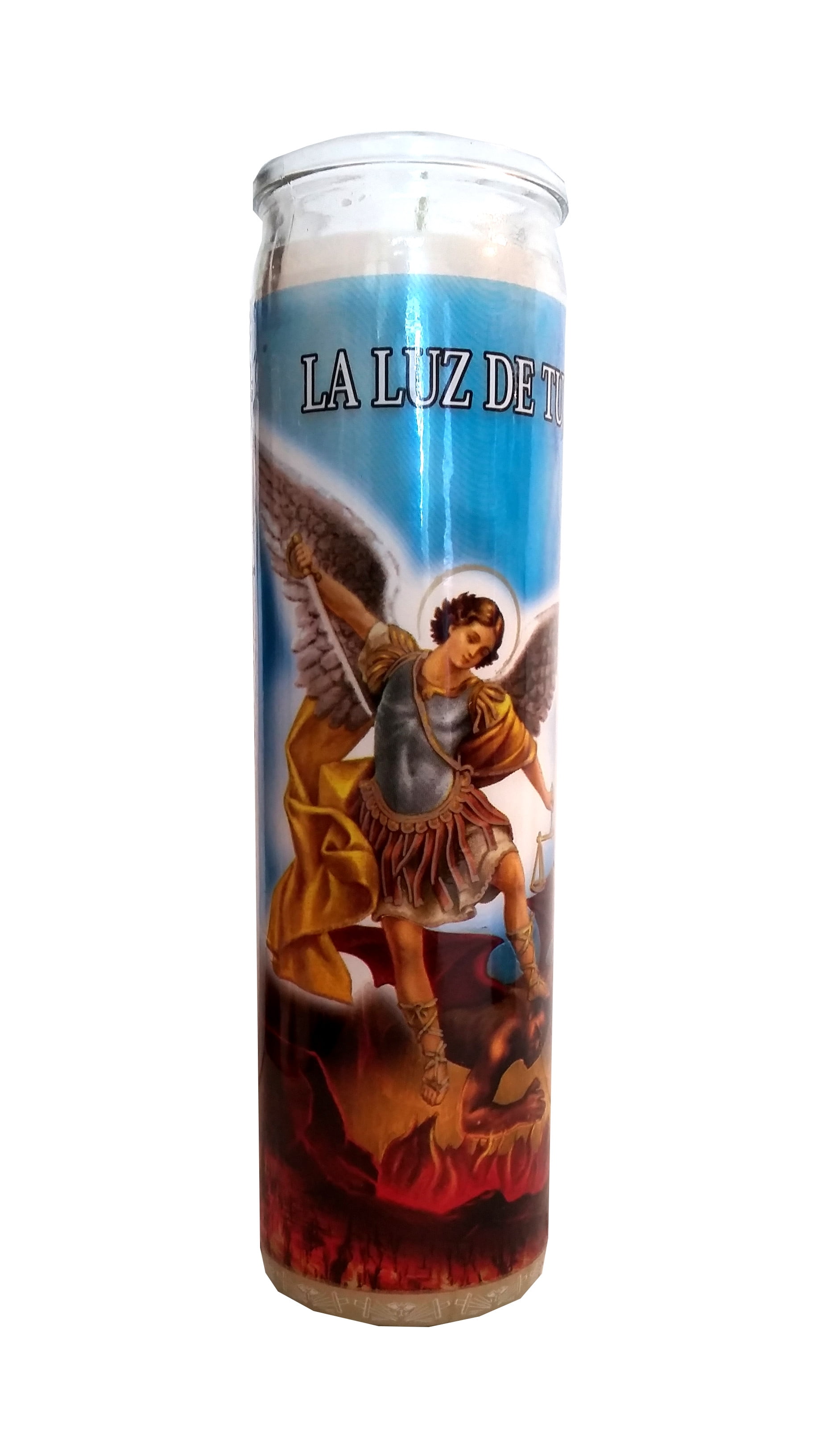 Saint Michael (San Miguel Archangel) Devotional Candle (La Luz de Tu Fe