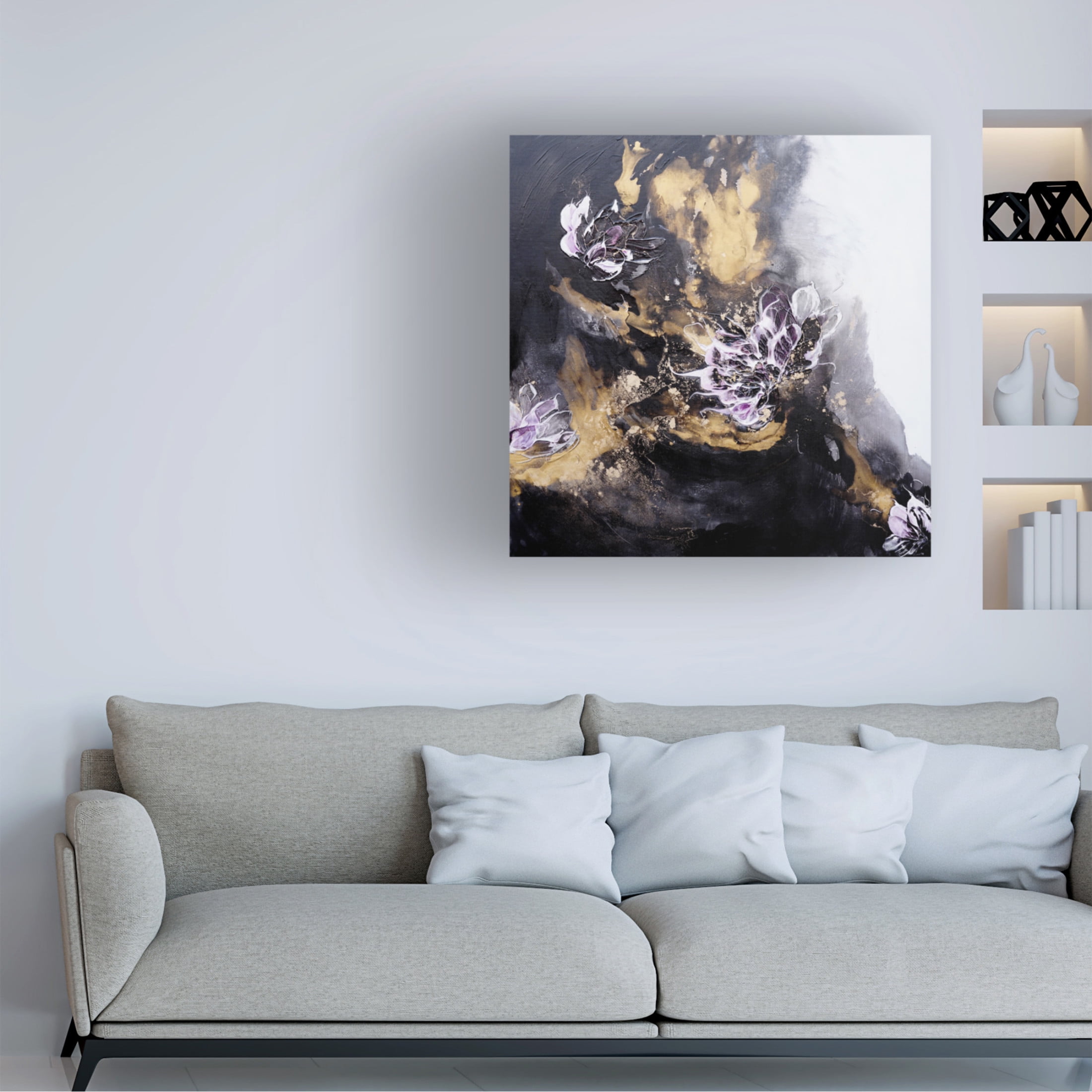 Trademark Fine Art Francoise Wattre Dancing into the Sunset Canvas Wall Art