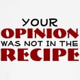 thumbnail image 3 of CafePress - Your Opinion Was Not In The Recipe Baseball Jersey - Kids Cotton Baseball Jersey, 3/4 Sleeve Shirt, 3 of 4