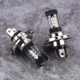 thumbnail image 2 of Lot de 2 ampoules LED haute puissance H4 12 V-24 V 80 W pour feux de jour et antibrouillard, 2 of 4