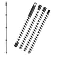 thumbnail image 6 of Spin Mop Replacement Handle 4-Section 2.5-to-5 Foot Mop Replacement Stick Compatible with General Mop Refills/Base (Mop Head/Base are not Included) (Black, 4-Section, Mop Handle), 6 of 9