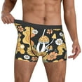 thumbnail image 2 of Kdxio Men's Boxer Briefs with Mushrooms Honeycomb Print - Comfortable and Breathable Underwear for Everyday Wear, 2 of 7