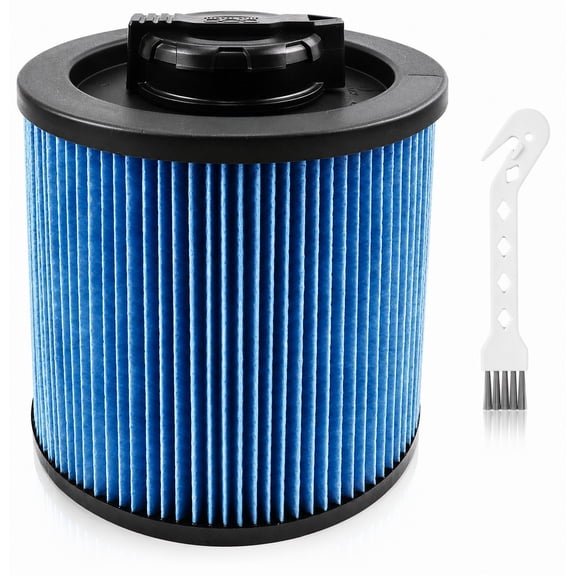 1 Pack DXVC6912 Fine Dust Filter Fit for DeWalt 6-16 Gallon Wet/Dry Vacuum Fit DXV06P DXV09P DXV09PA DXV10P DXV10PL DXV10S DXV10SA DXV10SB DXV12P DXV14P DXV16P