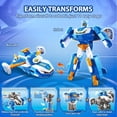 thumbnail image 3 of DMH Super Wings Mini World Aircraft Robot 6 Inch 11 Steps to Transform from Aircraft into Robot Action Figures Anime Kid Toy Gift, 3 of 6