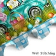 thumbnail image 2 of pipaio 72x72 Inch Happy Easter Shower Curtain for Bathroom Cute Rabbit Colorful Eggs Floral Grass Holy Cross Truck Shower Curtain Home Bathroom Decor Waterproof Polyester Fabric with 12 Hooks, 2 of 6