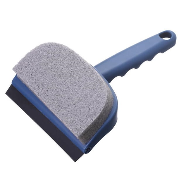 Fregadero de Cocina Fiudx Cepillo de Limpieza Multifuncional Raspador de Vidrio Limpiaparabrisas Dos en Uno
