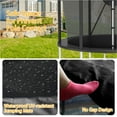 thumbnail image 4 of Elitezip Trampoline for Kids and Adults, 10FT 12FT 16FT 14FT Outdoor Trampolines with Enclosure Net, Basketball Hoop, Ladder, Light, Sprinkler, Backyard Recreational Trampoline, Easy to Install, 4 of 10