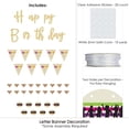 thumbnail image 3 of Big Dot of Happiness 70's Disco - 1970s Disco Fever Party Letter Banner Decor - 36 Cutouts & No-Mess Real Gold Glitter Happy Birthday Banner Letters, 3 of 8