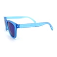 thumbnail image 4 of SA106 Polarized Sport Sunglasses for Men UV400 Lightweight Matte Plastic Blue Frame - Blue Mirror Lens, 4 of 6
