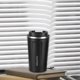 thumbnail image 1 of Volbler de vacío Tumbler Travel Cofee Mug reutilizable Copa de agua de aislamiento aislada portátil Copa para caminar en bicicleta Regalo de la Negro, 1 of 8